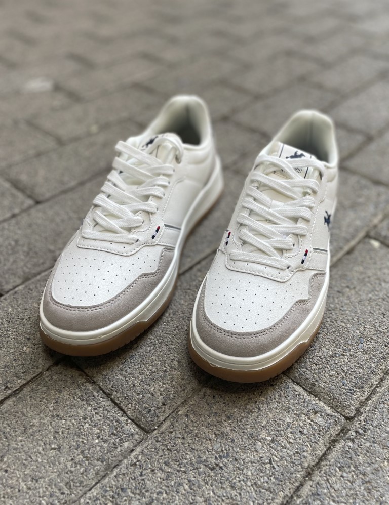 Us Grand Polo λευκά-μπεζ ανδρικά casual sneakers GPM424215 φωτογραφία